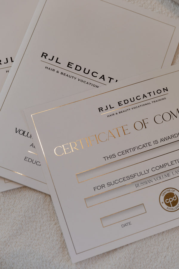 Classic & Russian Volume Lashes Course RJL Education