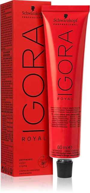 Igora Royal Permanent Colour Creme 60ml - Copper / Red / Vibrant Shades RJL Education